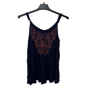 TORRID Plus-Size Floral Chest Tank Top Size 0